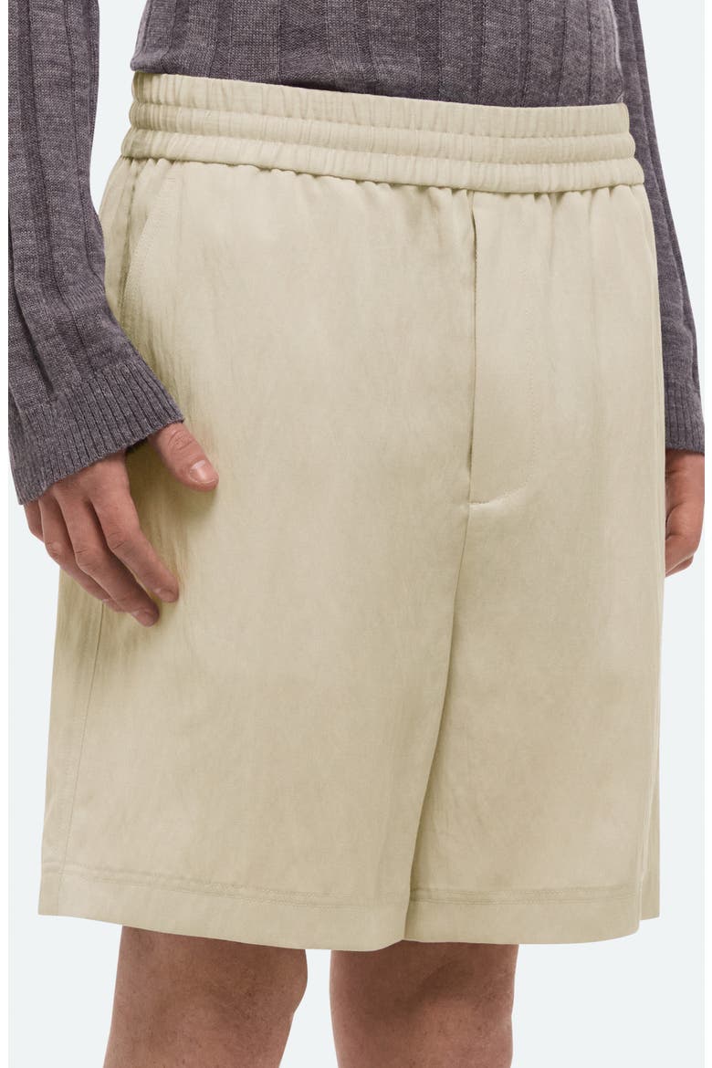 Relaxed Pull-On Shorts, Alternate, color, IVORY