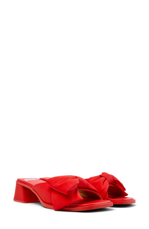 Shop Camper Kora Bow Slide Sandal In Bright Red