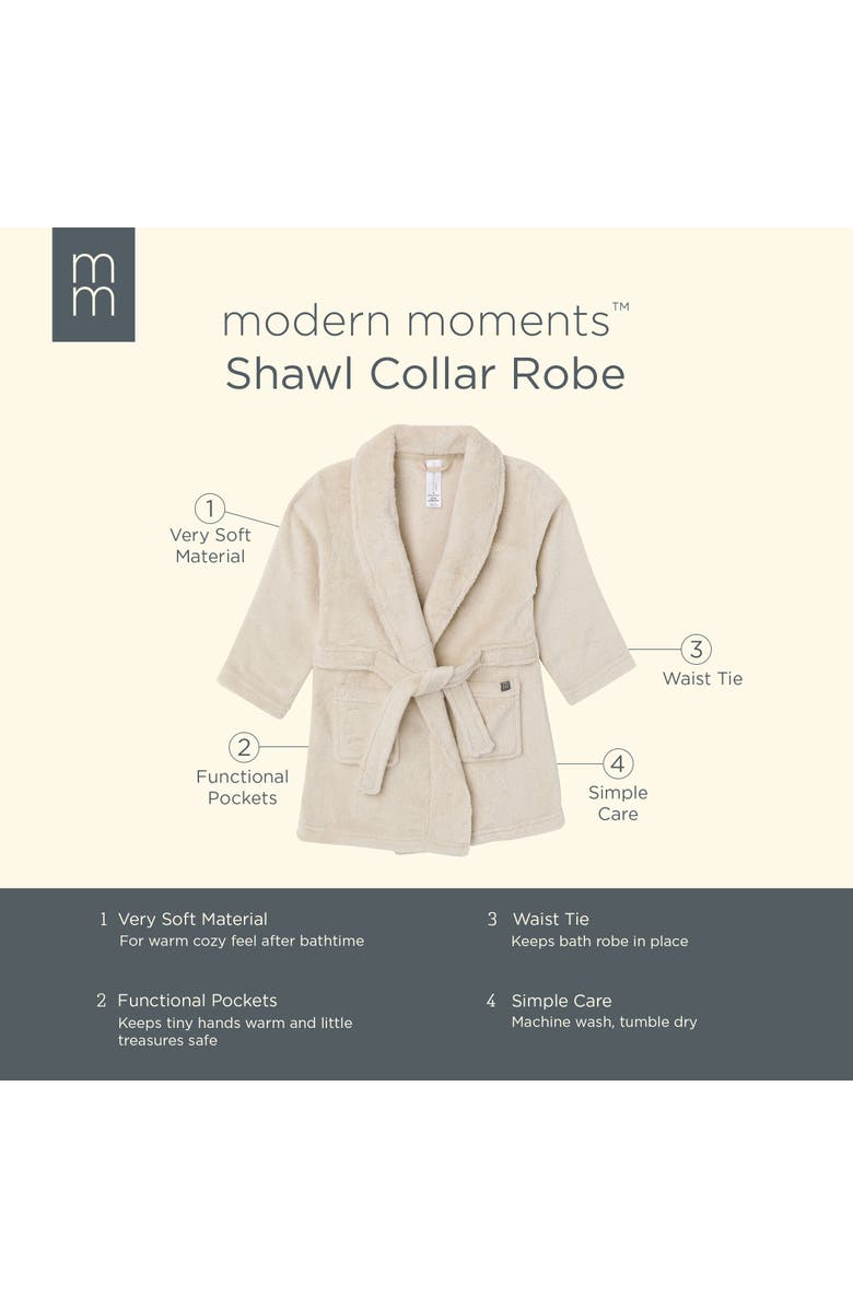 Modern Moments<sup>™</sup> by Gerber Shawl Robe, Alternate, color, Light Beige