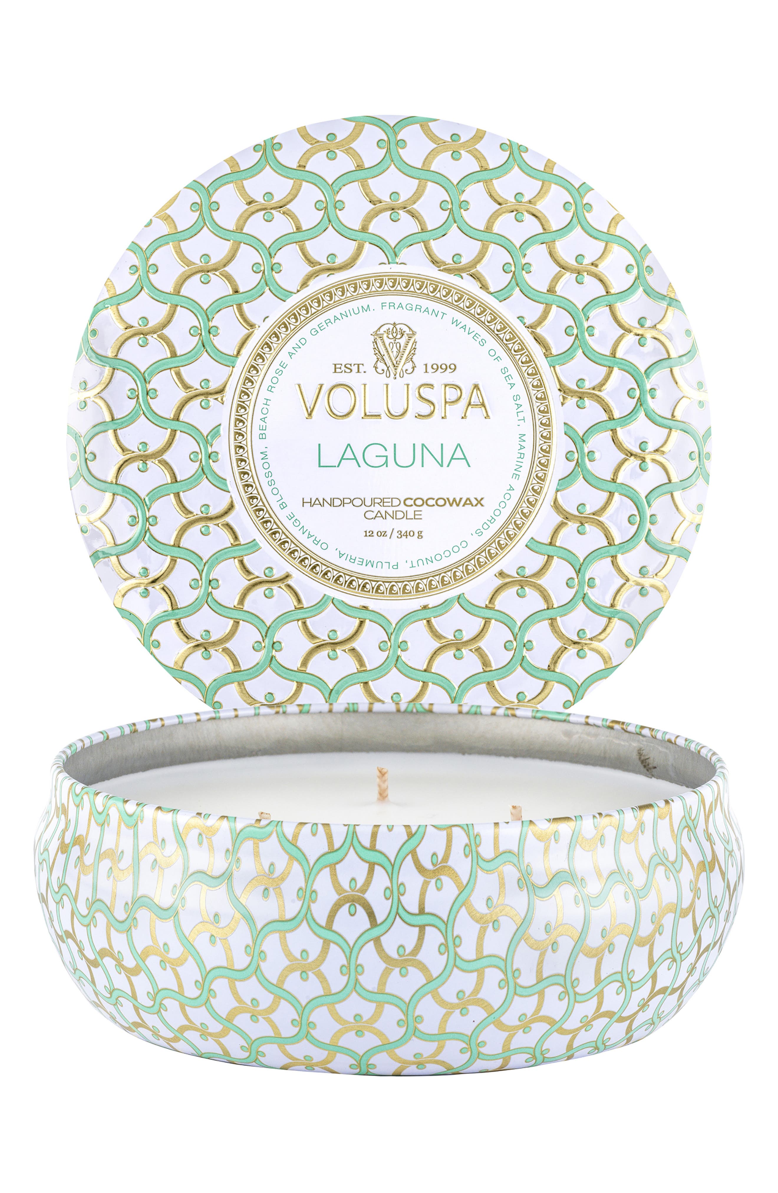 Laguna Three-Wick Tin Candle