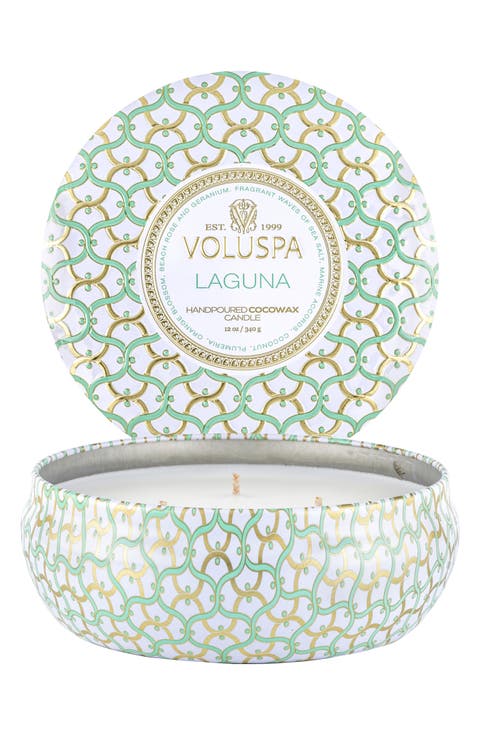 Laguna Three-Wick Tin Candle