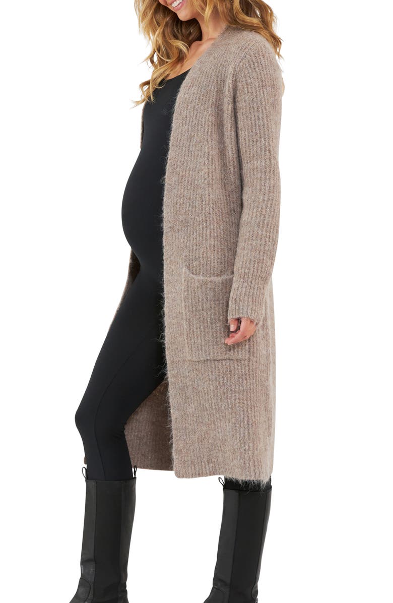 Ripe Maternity Helen Knit Maternity/Nursing Cardigan, Alternate, color, 