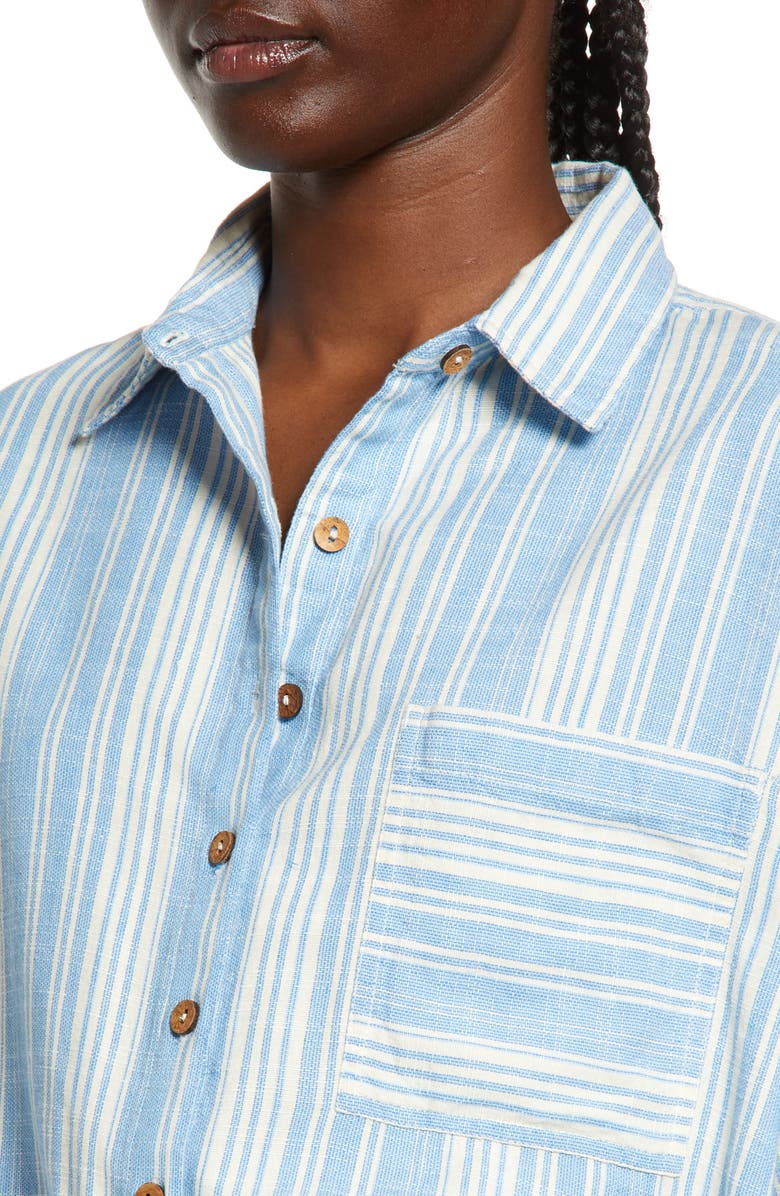 Billabong Women's In The Tide Stripe Woven Top, Alternate, color, 