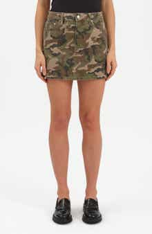 DAZE Malibu Denim Miniskirt