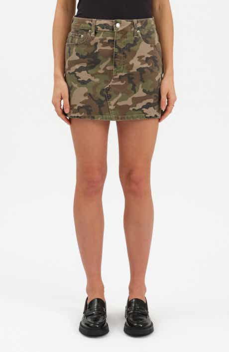 DAZE Malibu Denim Miniskirt