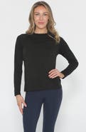 Sweat & Milk Aria Running Seamless Nursing Tee Long Sleeve