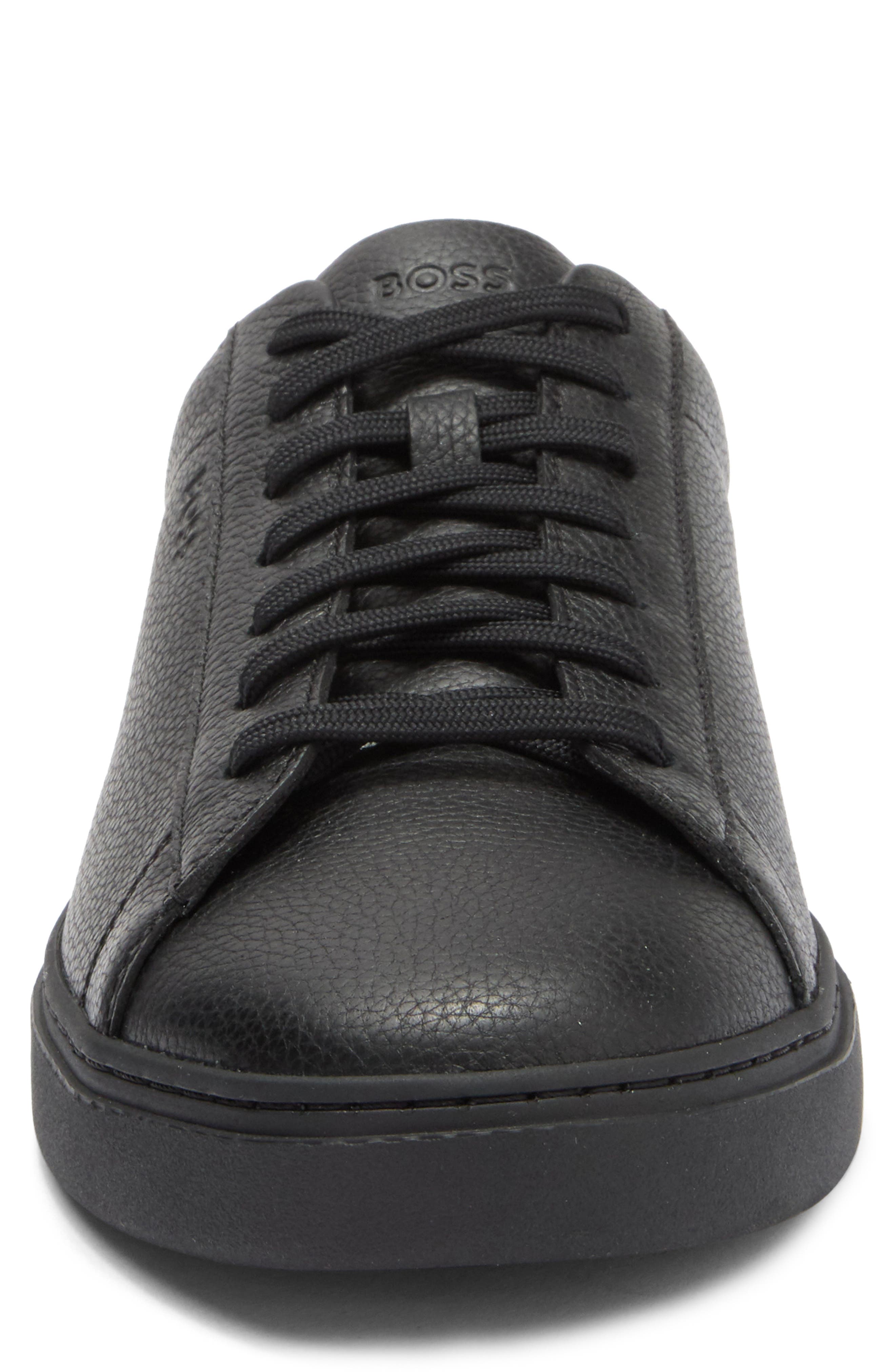 BOSS Clint Tenn Gru Low Top Sneaker, Alternate, color, Black