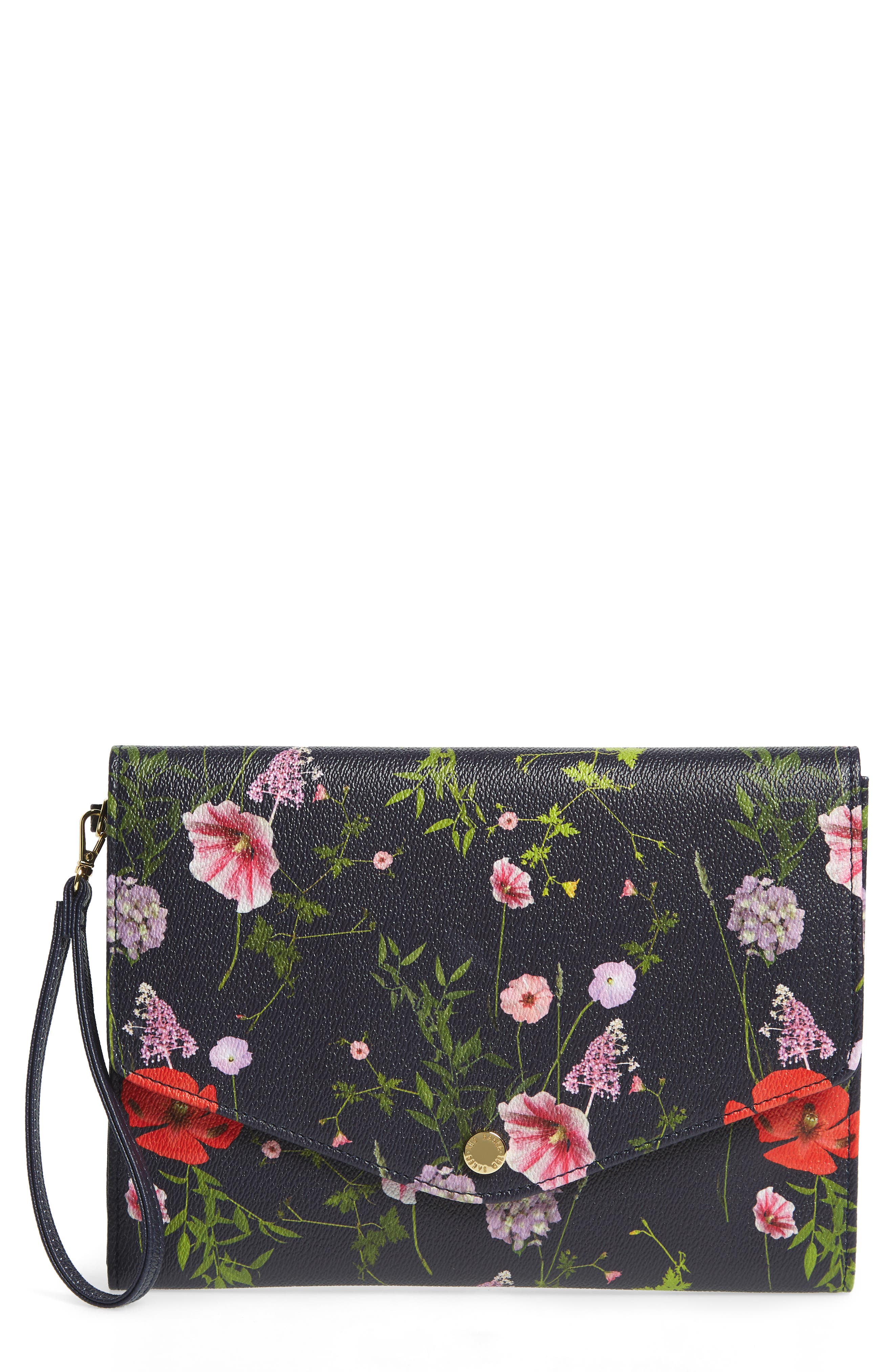 Ted Baker London Gaia Hedgerow Envelope Pouch, Main, color, 