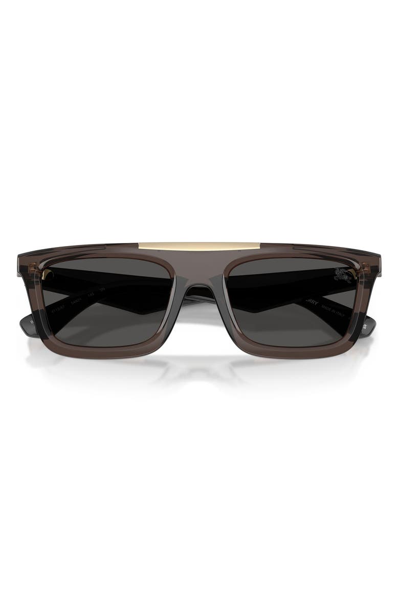 Burberry 54mm Rectangular Sunglasses, Alternate, color, 