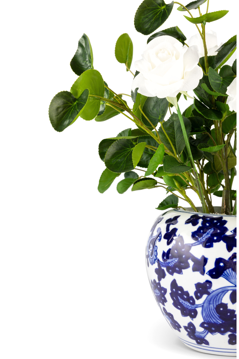 Cosette RealTouch Toile Rose arrangement, Alternate, color, White