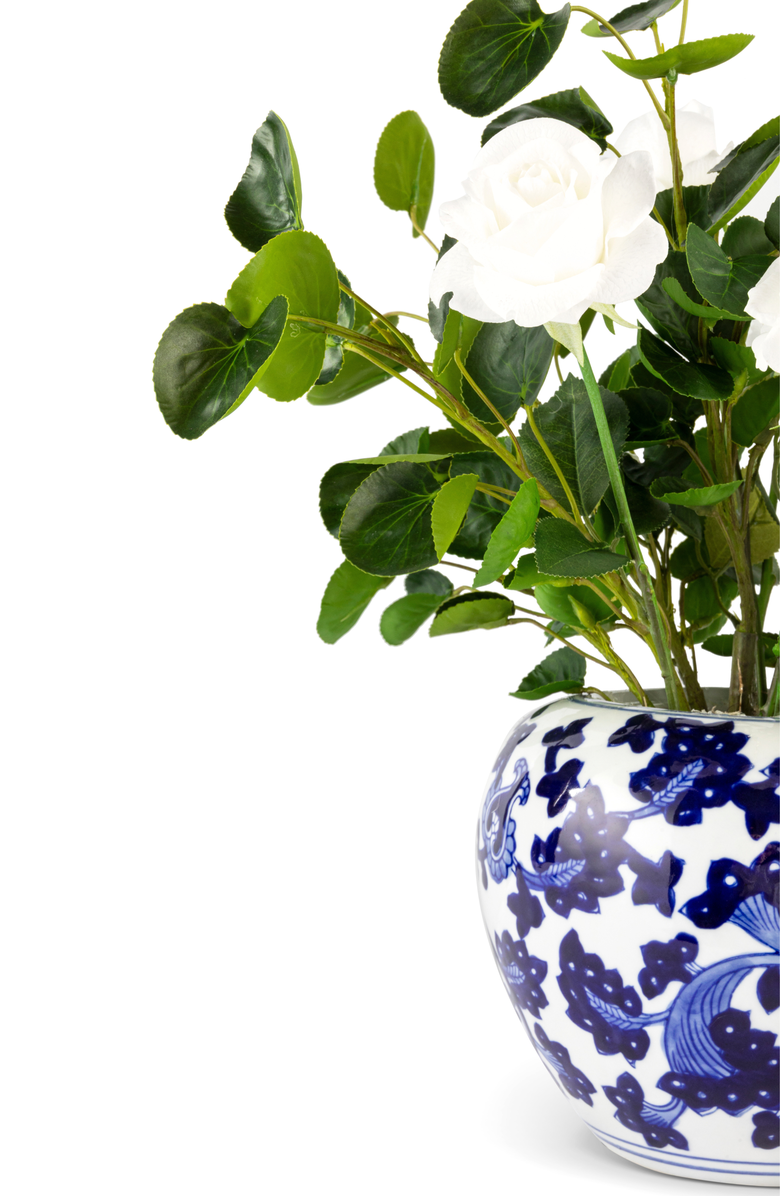 CocoBella Cosette RealTouch Toile Rose arrangement, Alternate, color, White