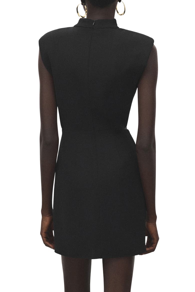Hardware Detail Dress, Alternate, color, BLACK