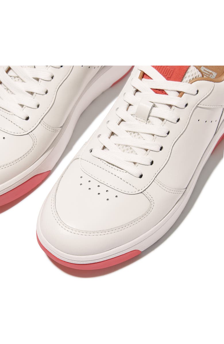 FitFlop Rally Evo Platform Sneaker, Alternate, color, Urban White/Rosy Coral