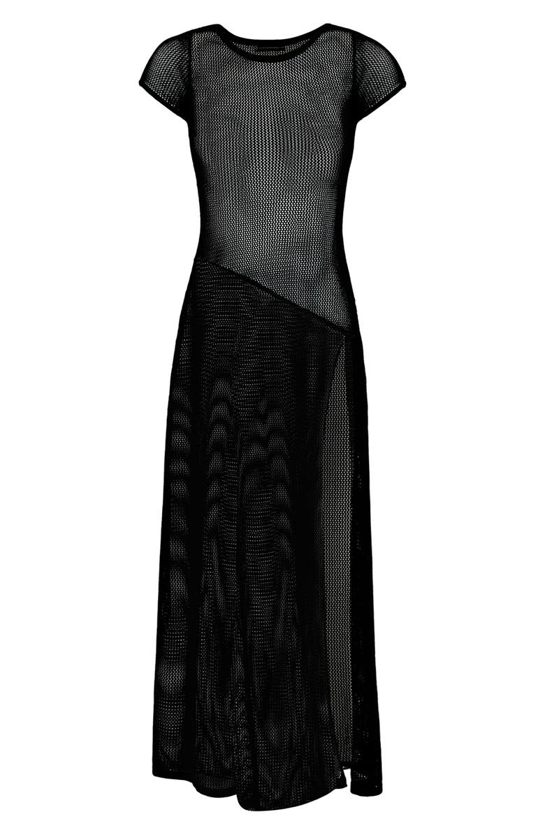 ViX Paula Hermanny Sylvie Cover-Up Dress, Alternate, color, Black