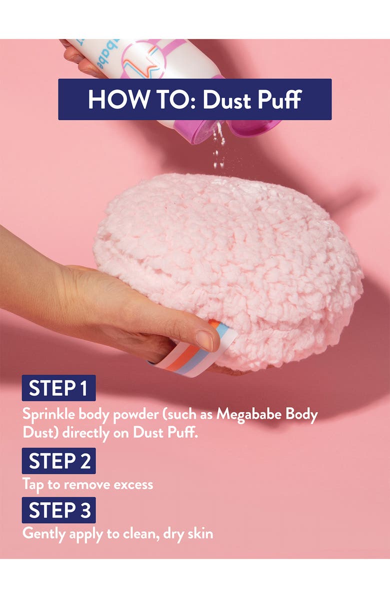 Megababe Dust Puff, Alternate, color, Pink