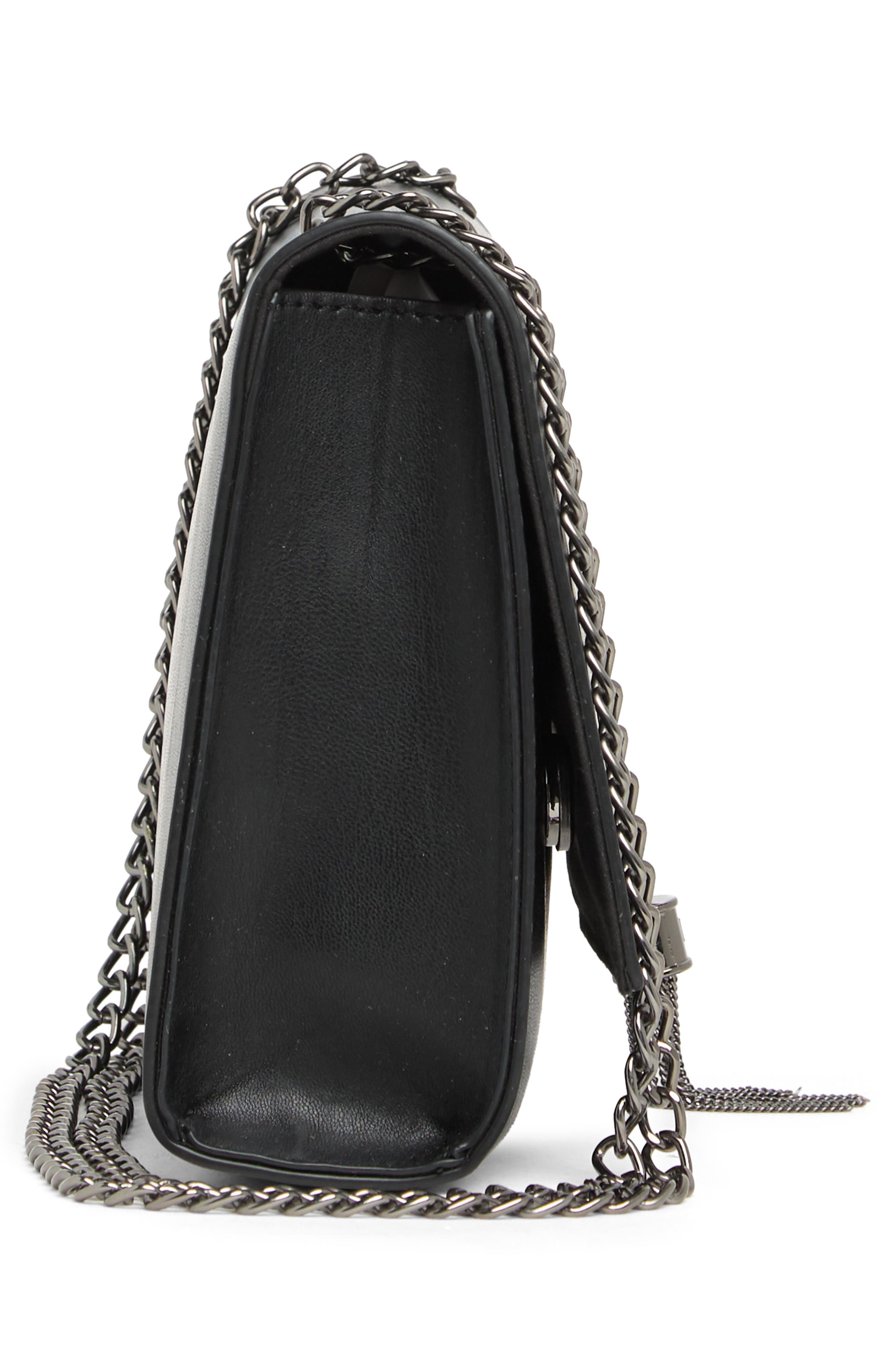Badgley Mischka Collection Tassel Crossbody Bag, Alternate, color, Black