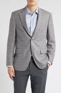 Peter Millar Flynn Classic Fit Plaid Wool Sport Coat