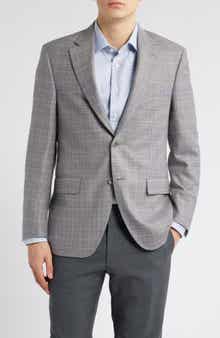 Peter Millar Flynn Classic Fit Plaid Wool Sport Coat