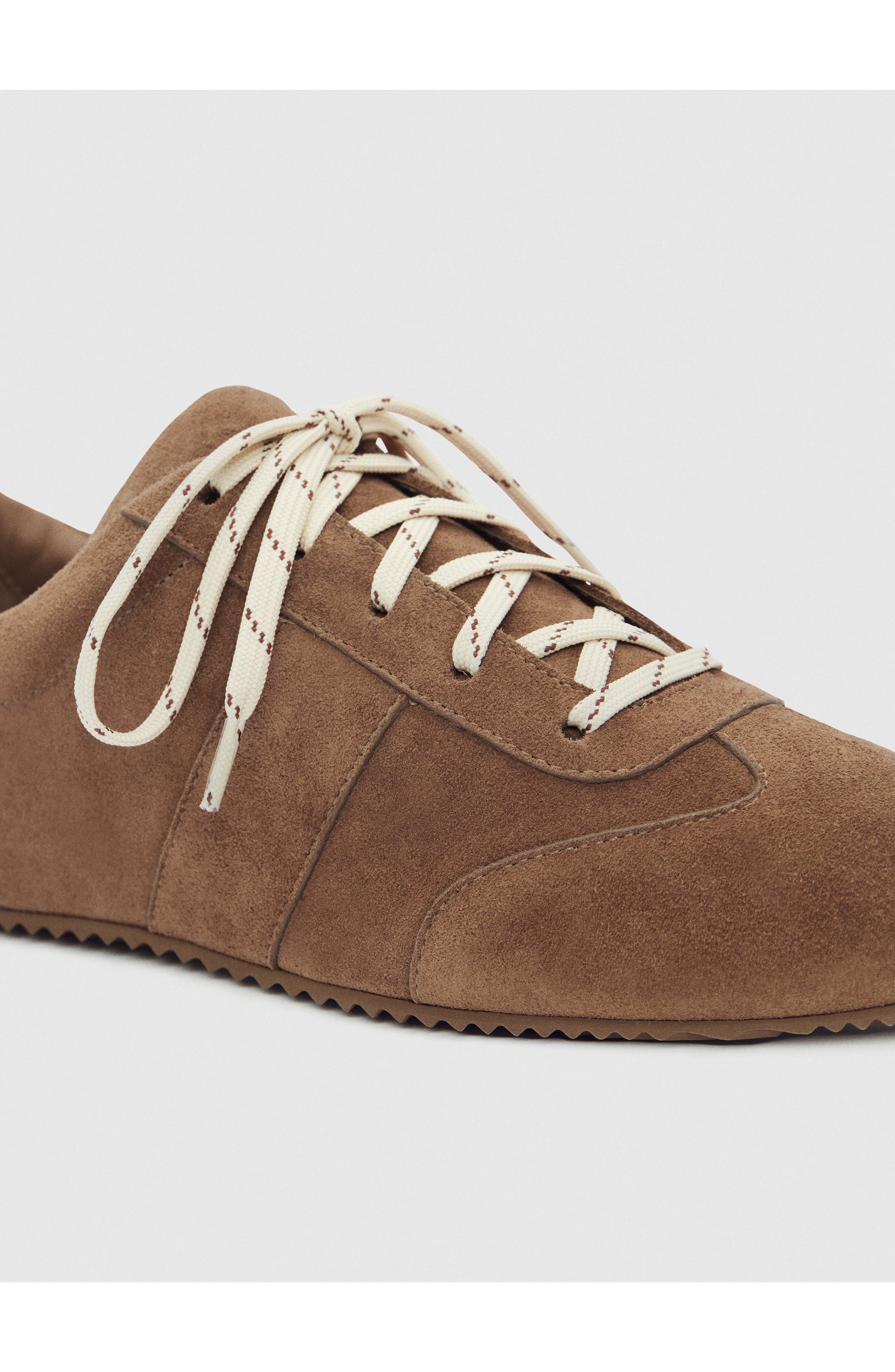 Reformation Terra Ballet Sneaker, Alternate, color, Farro Suede