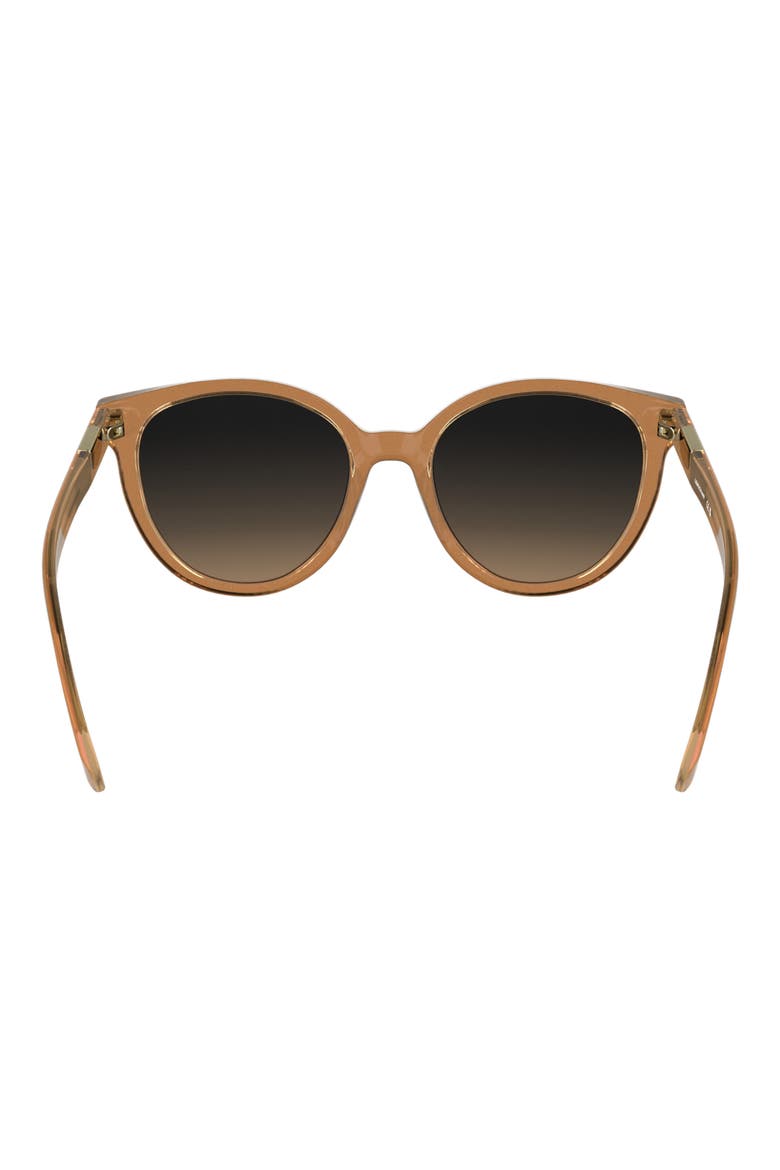 Le Pliage 52mm Gradient Round Sunglasses, Alternate, color, GLITTER ORANGE