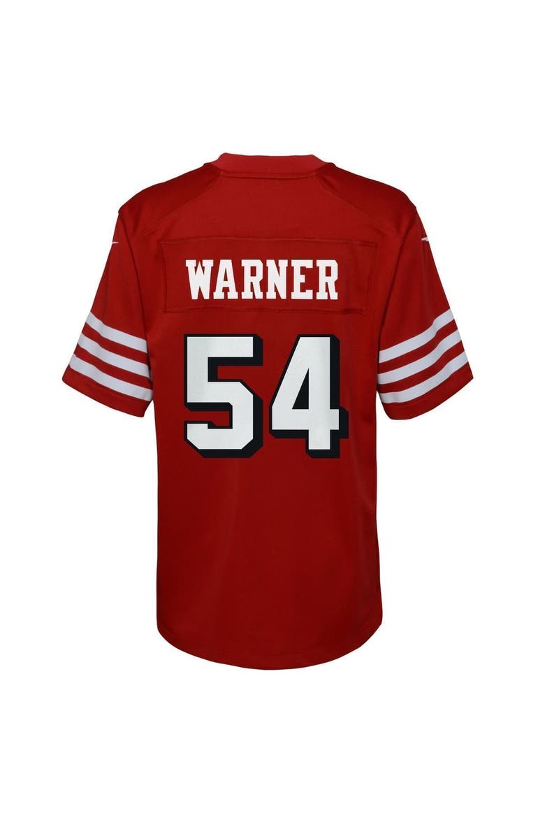 Youth Nike Fred Warner Scarlet San Francisco 49ers Alternate Game Jersey, Alternate, color, SCARLET