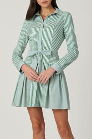 Shoshanna Pinstripe Ruth Dress