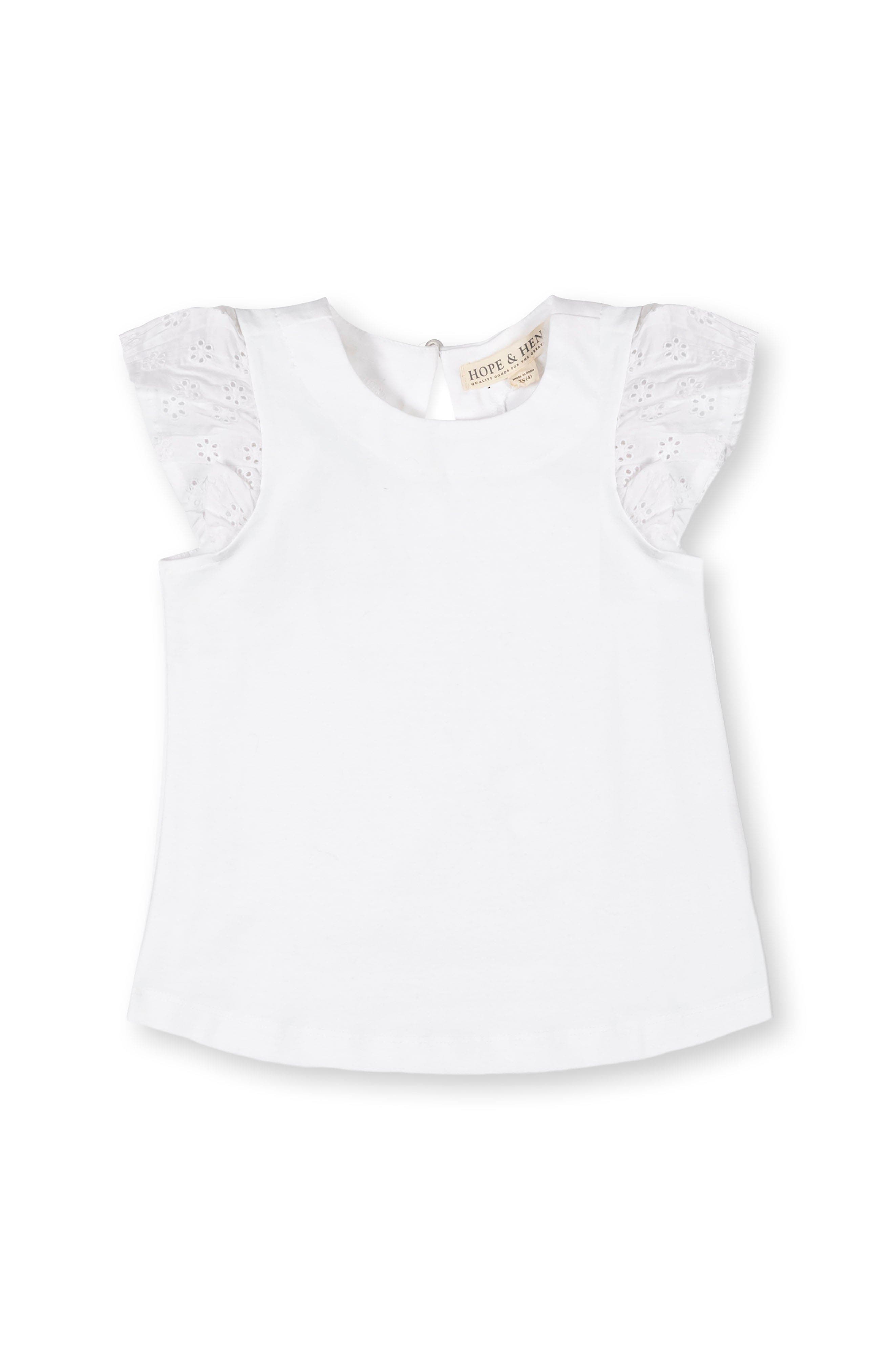 selected White with Eyelet