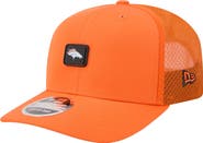 New Era Men's New Era Orange Denver Broncos Micro Badge 9SEVENTY Adjustable Hat