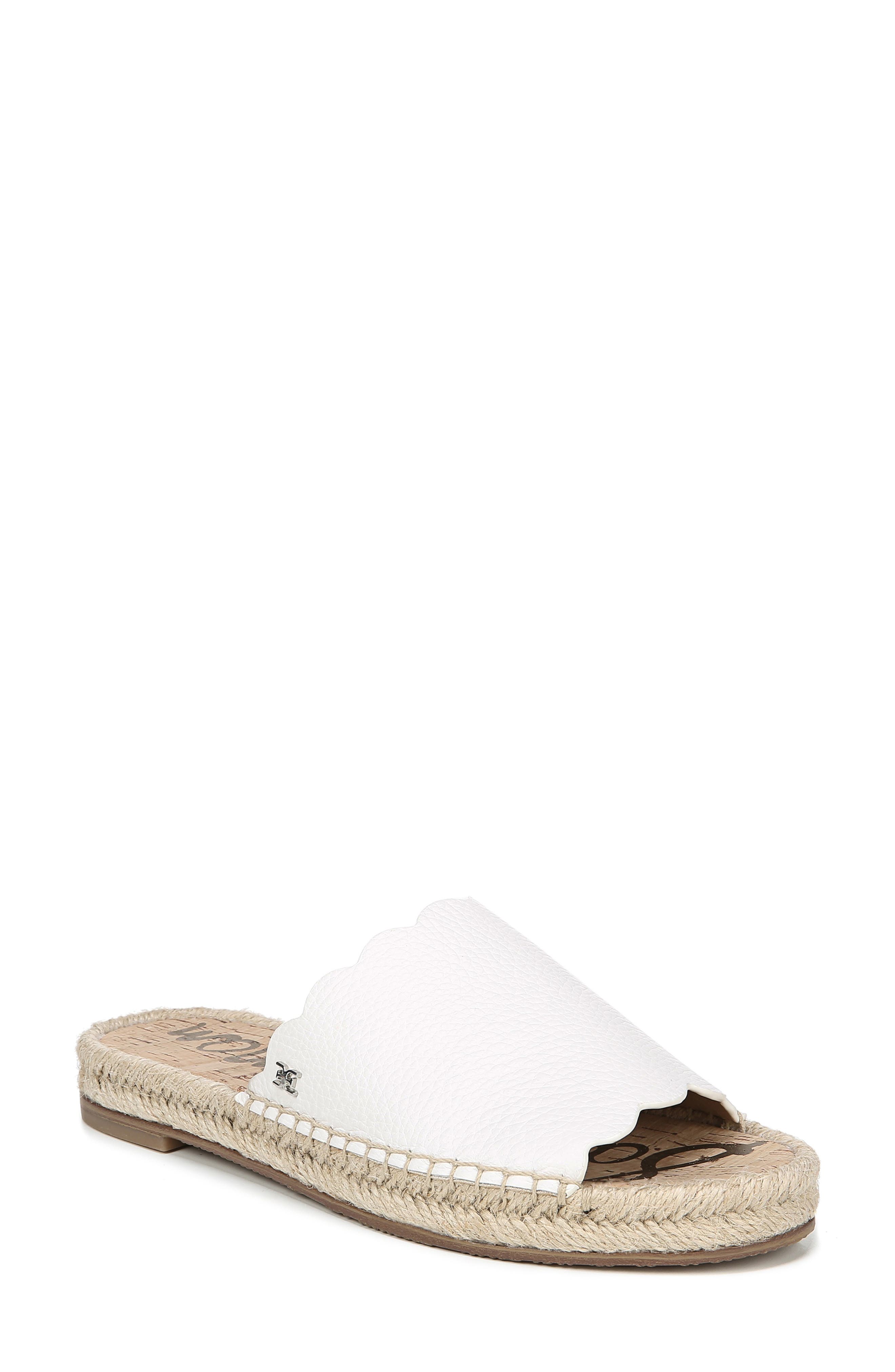 Andy Slide Sandal, Main, color, BRIGHT WHITE