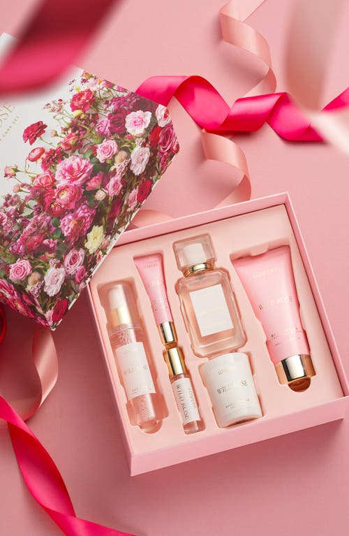 Lovery Wild Rose 7-piece Luxury Gift Set For Women In Pink