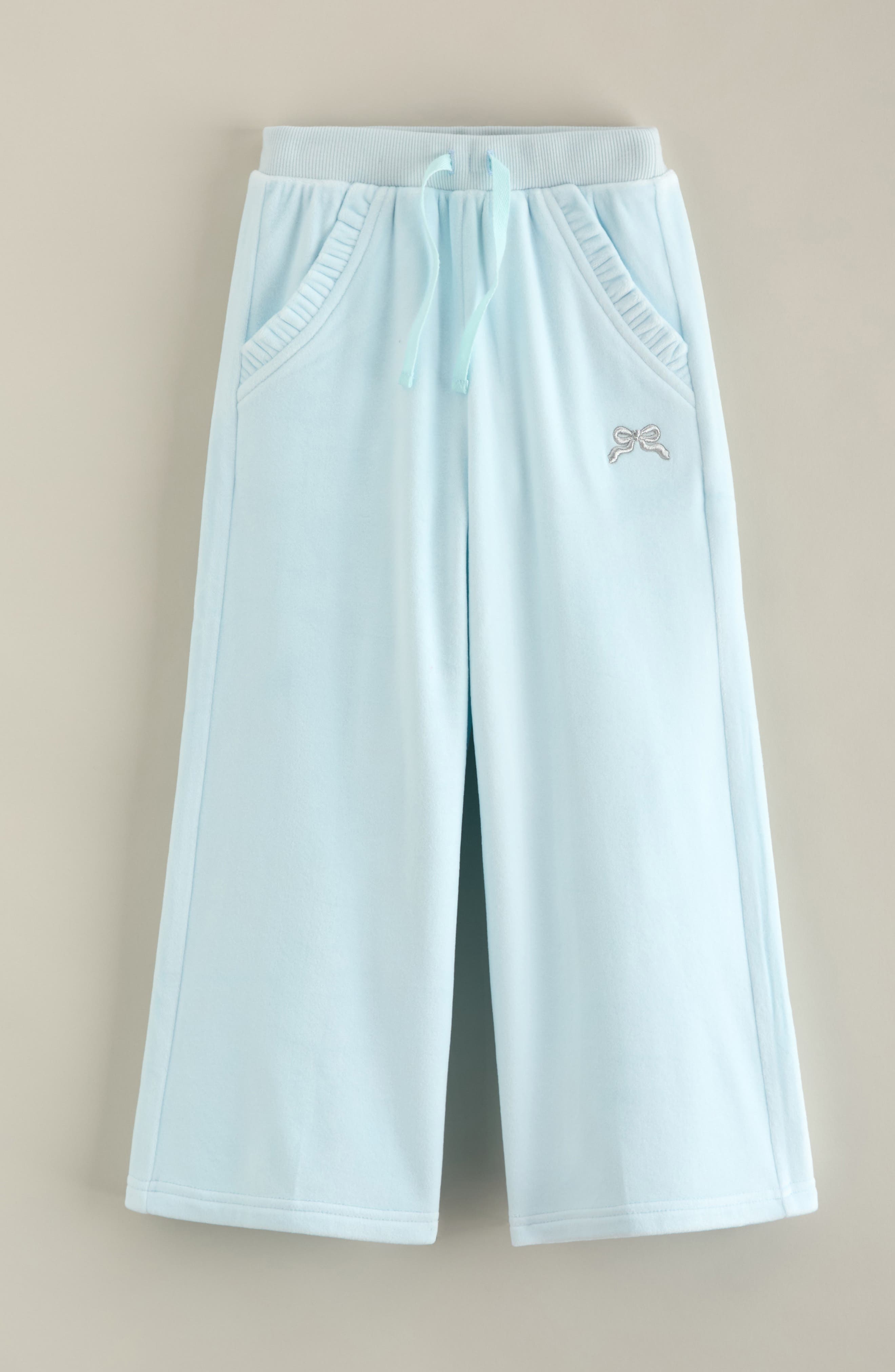 selected BLUE SPRAY BOW EMBROIDERY
