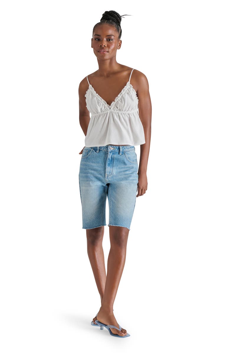 Steve Madden Ruffle Camisole, Alternate, color, Cloud