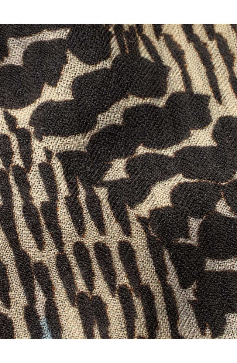 Masai Copenhagen Light Weight Patterned Scarf, Alternate, color, Black