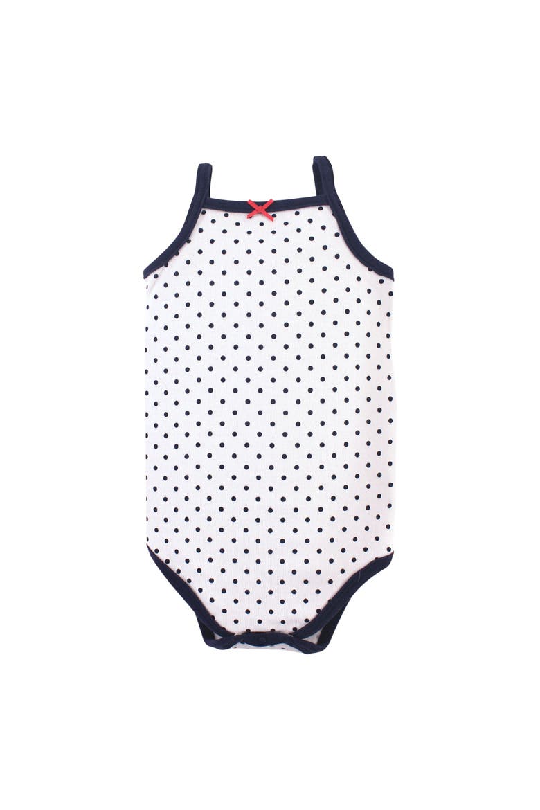 Soft Cotton Sleeveless Bodysuit, Alternate, color, Watermelon
