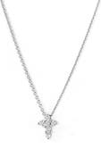 Roberto Coin 'Tiny Treasures' Diamond Cross Pendant Necklace
