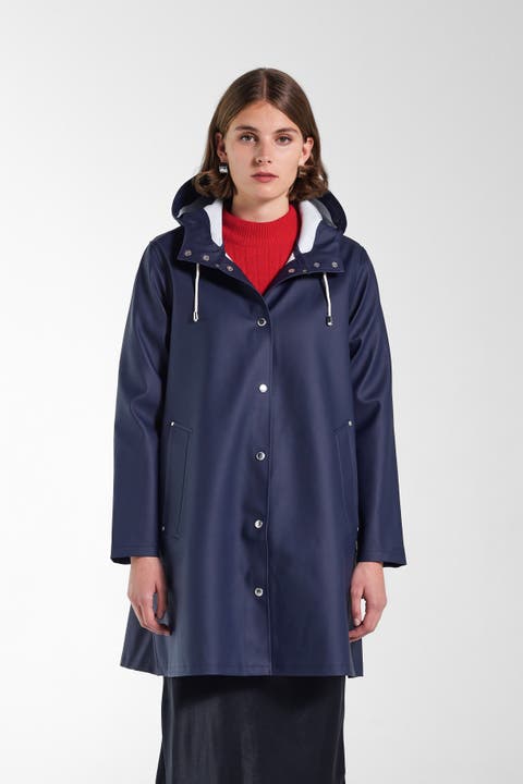 Mosebacke Hooded Long Sleeve Raincoat