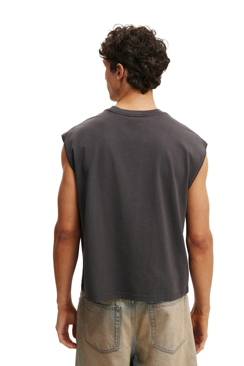Men's Cropped Fit Muscle, Alternate, color, Faded Slate