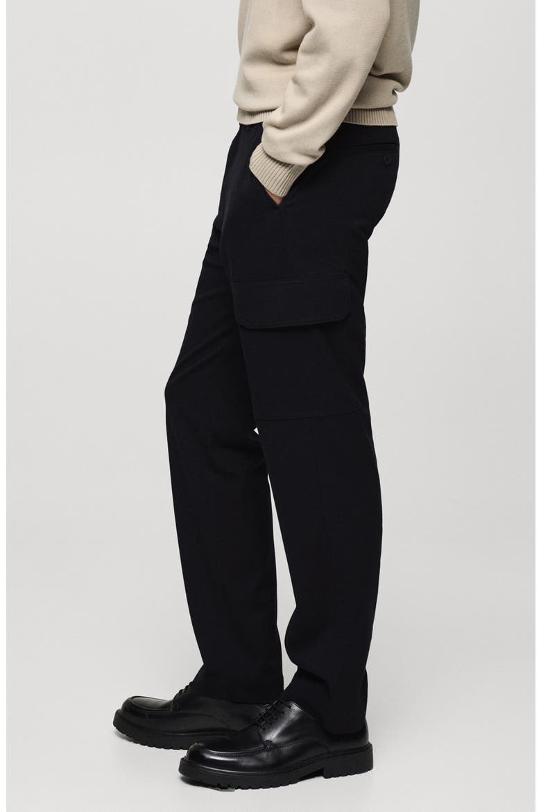 Regular Fit Cargo Pants, Alternate, color, DARK NAVY