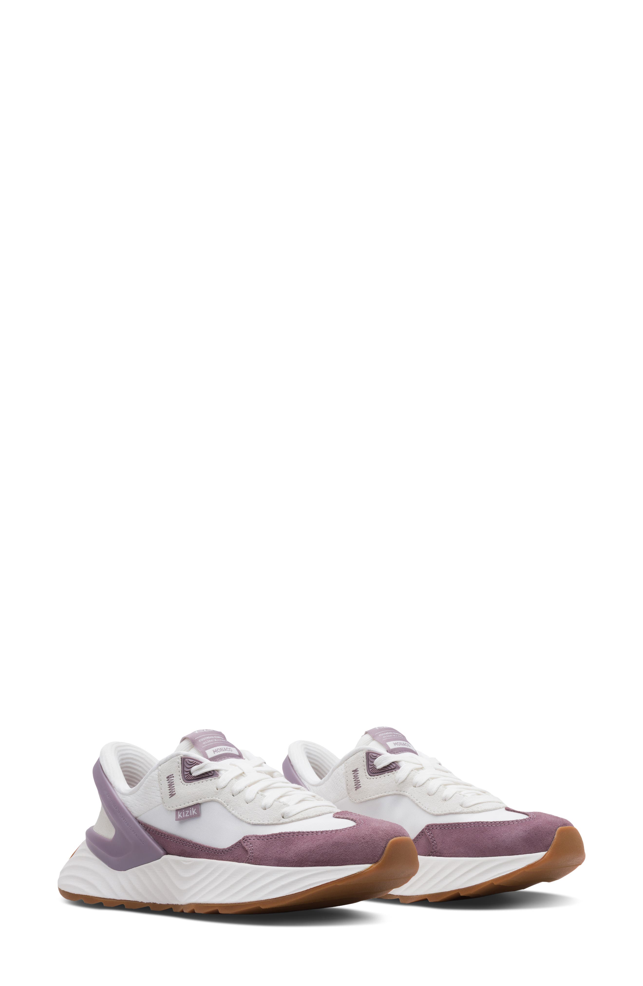 Kizik Monaco Slip-On Sneaker, Main, color, White/ Toadstool