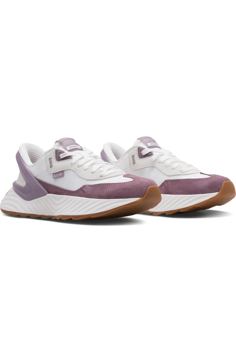 Kizik Monaco Slip-On Sneaker, Main, color, White/ Toadstool