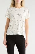 rag & bone Dagger Print Cotton Blend T-Shirt