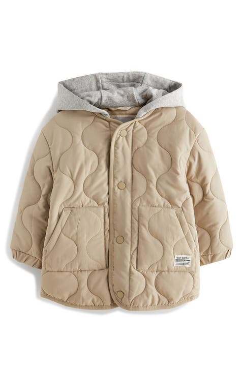 Kids
 Quilted Hooded Jacket (Toddler 
Little Kid)