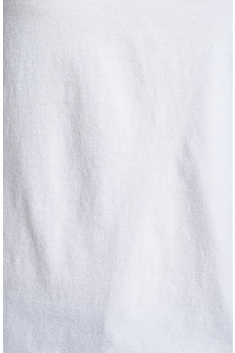 Deep V-Neck Tee, Alternate, color, WHITE