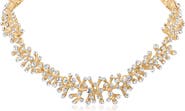 JARDIN Riviere Crystal Cluster Collar Necklace
