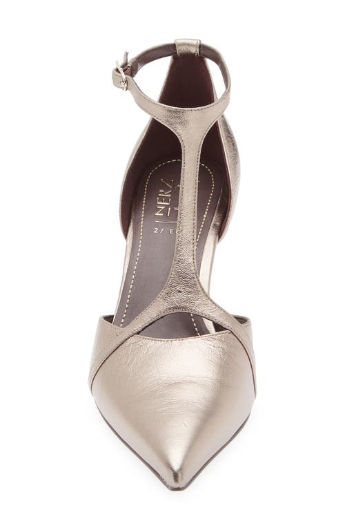 27 Edit Naturalizer Ezlyn T-strap Pointed Toe Pump In Gray