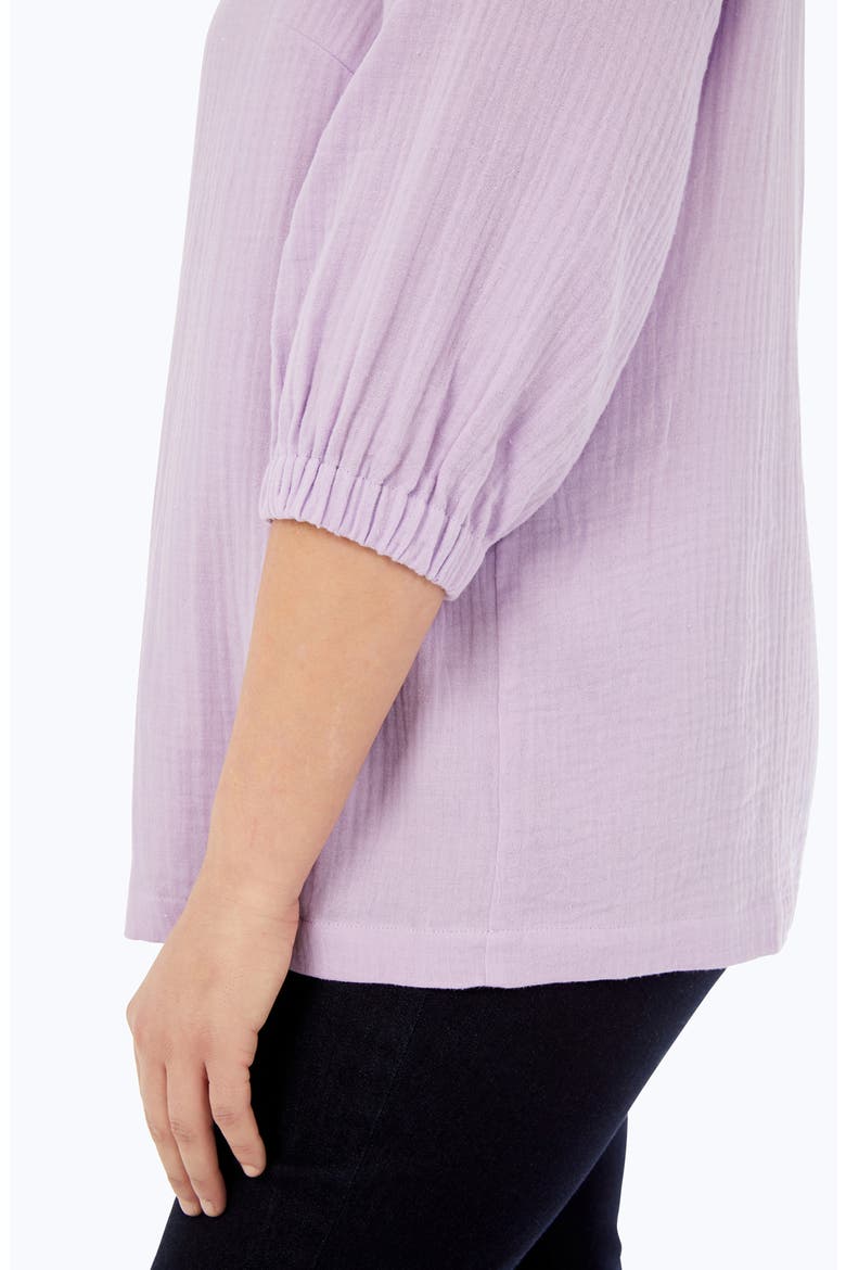 Evie Cotton Gauze Blouse, Alternate, color, ORCHID BOUQUET