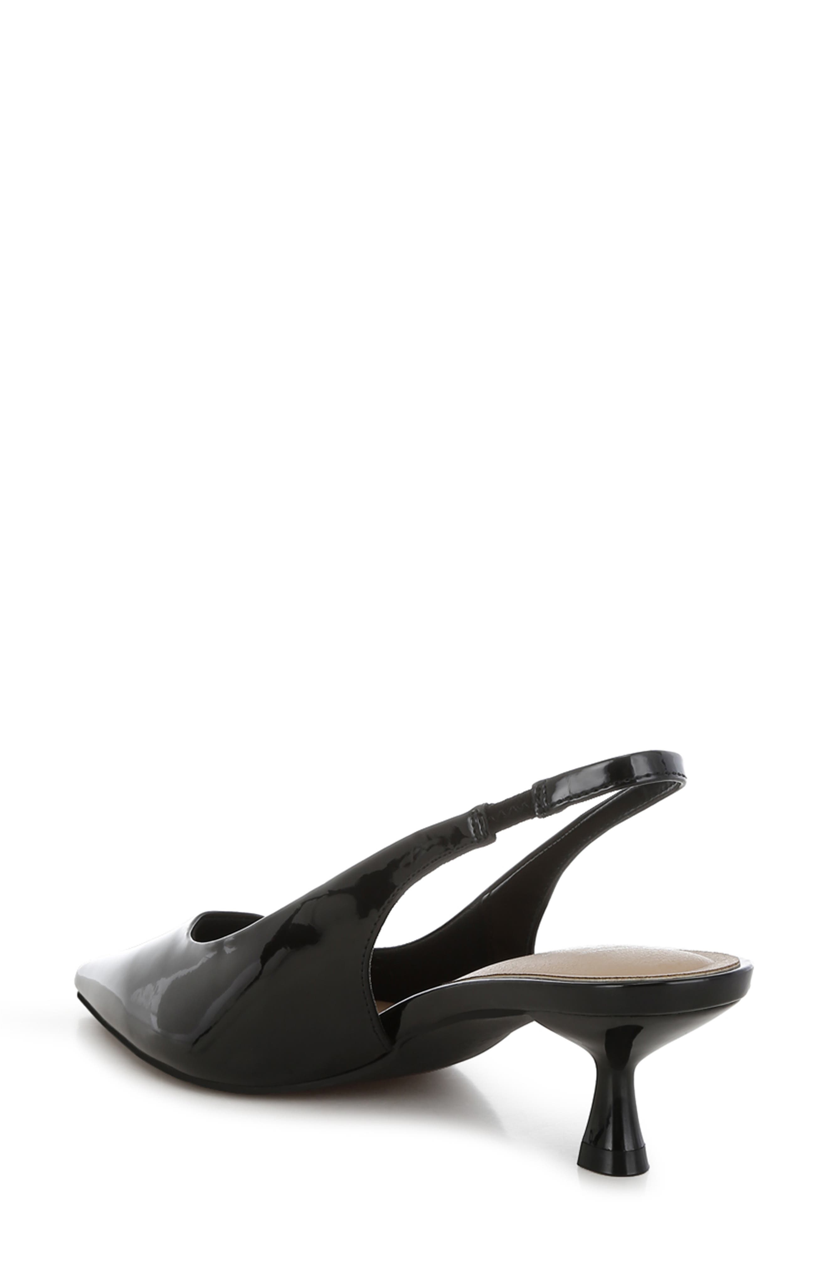 LONDON RAG Pentas Kitten Heel Slingback Pump, Alternate, color, Black