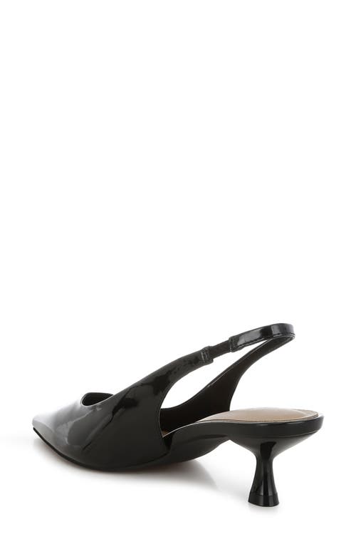 London Rag Pentas Kitten Heel Slingback Pump In Black