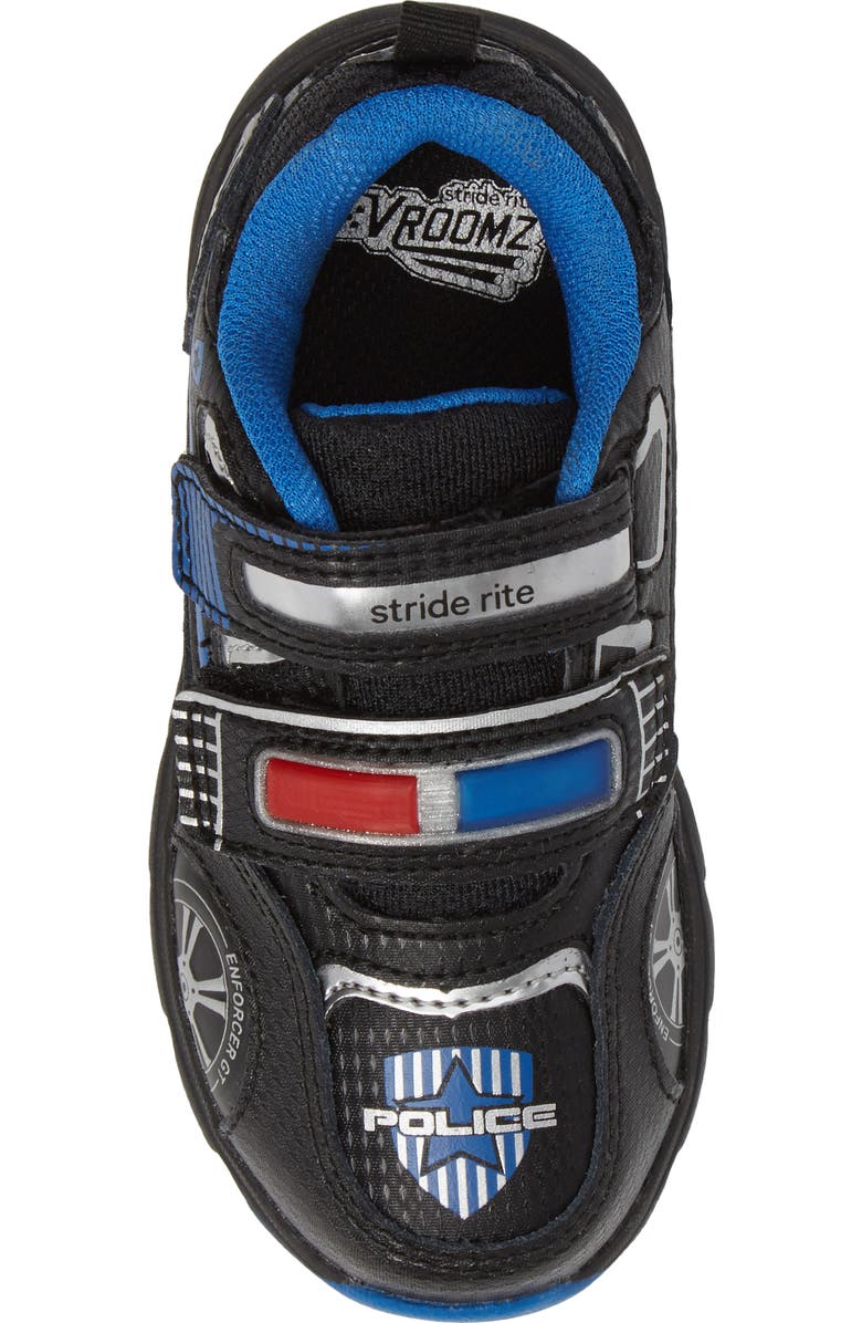 Stride Rite Vroomz Light-Up Police Car Sneaker, Alternate, color,