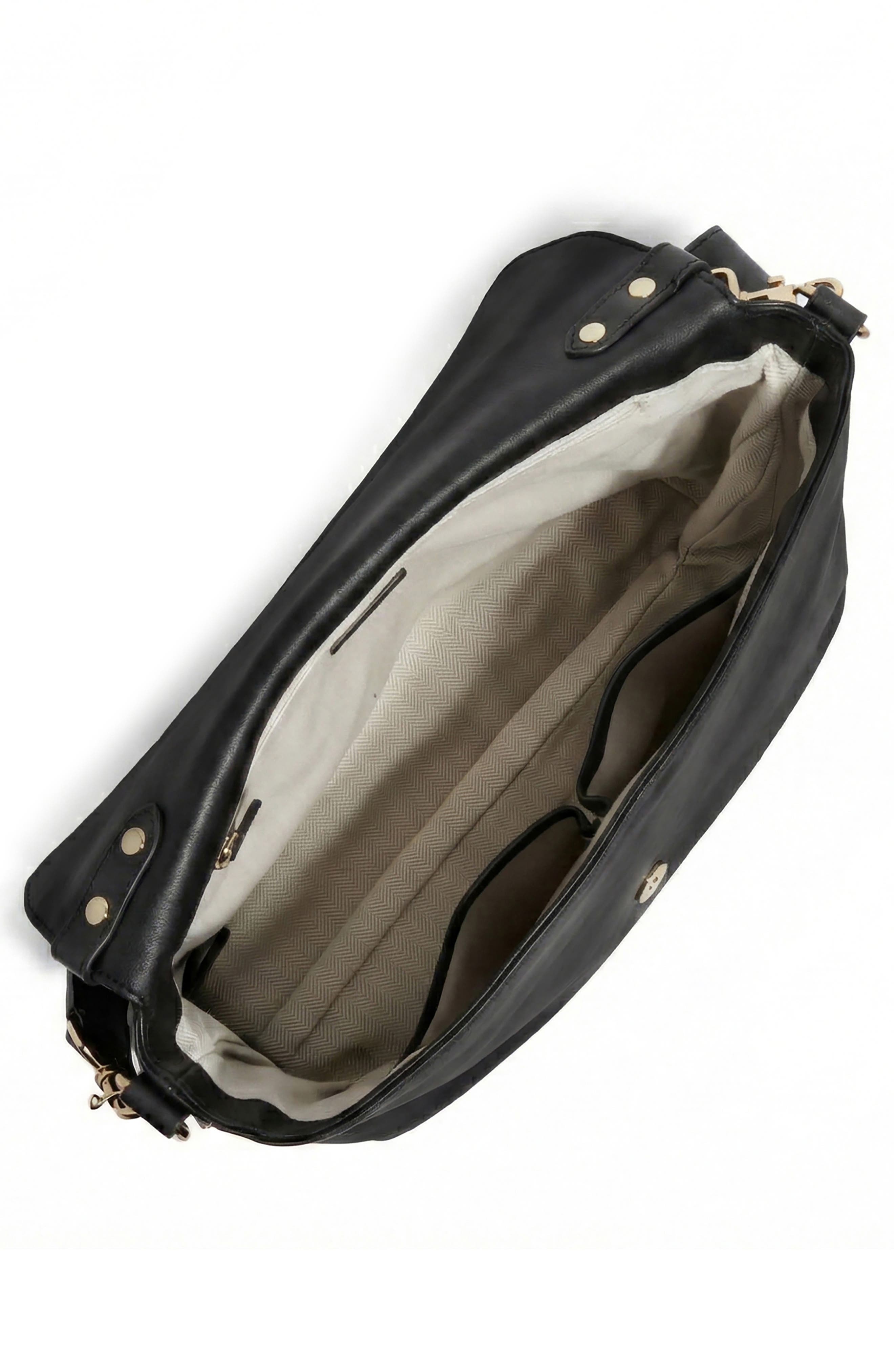AIMEE Gramercy Messenger Bag, Alternate, color, Black